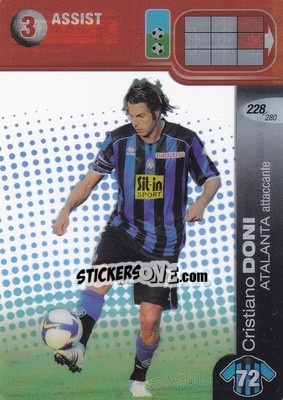 Figurina Cristiano Doni - Calciatori Challenge 2008-2009 - Panini