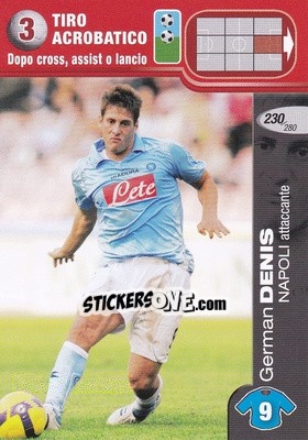 Sticker German Denis - Calciatori Challenge 2008-2009 - Panini