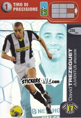 Sticker David Trezeguet - Calciatori Challenge 2008-2009 - Panini