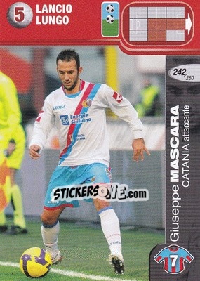 Sticker Giuseppe Mascara - Calciatori Challenge 2008-2009 - Panini
