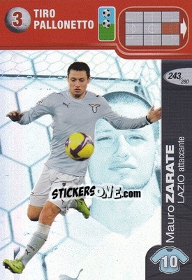 Figurina Mauro Zarate - Calciatori Challenge 2008-2009 - Panini