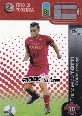 Sticker Francesco Totti - Calciatori Challenge 2008-2009 n. 246 - Panini