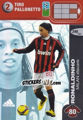 Sticker Ronaldinho - Calciatori Challenge 2008-2009 - Panini