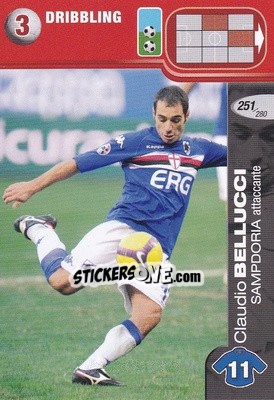 Figurina Claudio Bellucci - Calciatori Challenge 2008-2009 - Panini