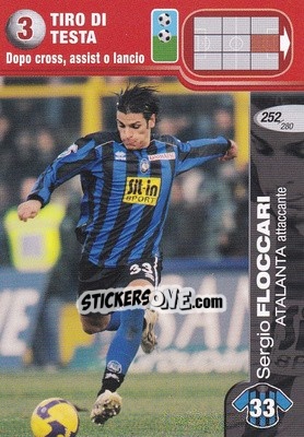 Figurina Sergio Floccari - Calciatori Challenge 2008-2009 - Panini