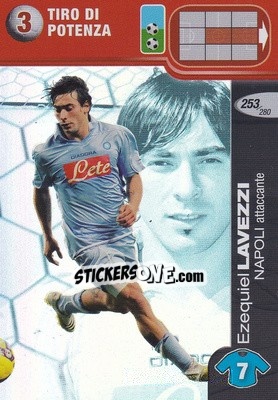 Sticker Ezequiel Lavezzi - Calciatori Challenge 2008-2009 - Panini