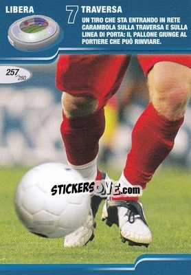 Sticker Traversa - Calciatori Challenge 2008-2009 n. 257 - Panini