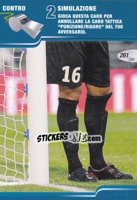 Sticker Simulazione - Calciatori Challenge 2008-2009 n. 261 - Panini