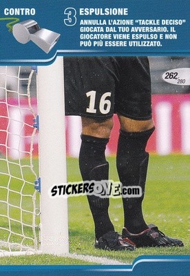 Sticker Espulsione - Calciatori Challenge 2008-2009 - Panini