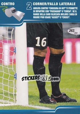 Sticker Corner / Fallo Laterlae - Calciatori Challenge 2008-2009 - Panini