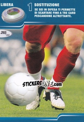 Sticker Sostituzione - Calciatori Challenge 2008-2009 n. 265 - Panini