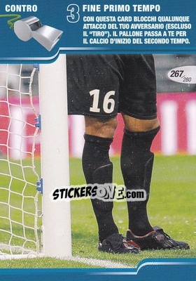 Sticker Fine primo tempo - Calciatori Challenge 2008-2009 - Panini