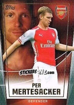 Sticker Per Mertesacker - Premier Club 2014-2015 n. 1 - Topps