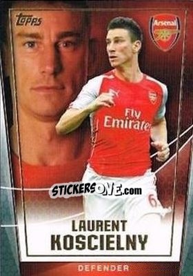 Sticker Laurent Koscielny - Premier Club 2014-2015 n. 2 - Topps