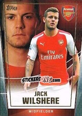 Sticker Jack Wilshere - Premier Club 2014-2015 n. 3 - Topps