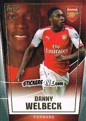 Sticker Danny Welbeck - Premier Club 2014-2015 n. 6 - Topps