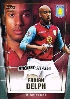 Sticker Fabian Delph - Premier Club 2014-2015 n. 10 - Topps