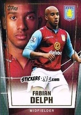 Sticker Fabian Delph - Premier Club 2014-2015 - Topps