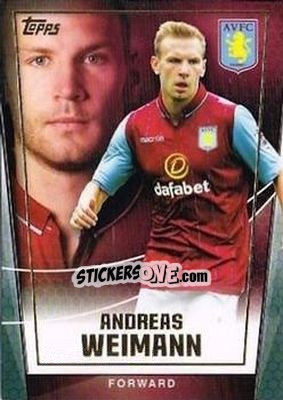 Sticker Andreas Weimann - Premier Club 2014-2015 n. 13 - Topps