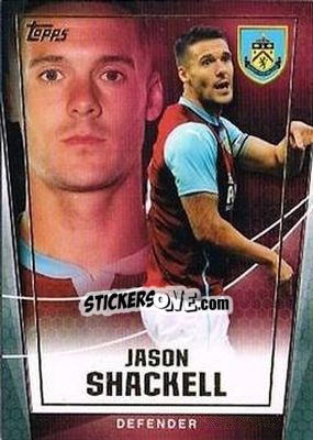 Sticker Jason Shackell - Premier Club 2014-2015 - Topps