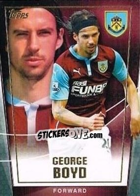 Sticker George Boyd - Premier Club 2014-2015 n. 21 - Topps