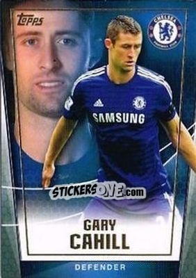 Sticker Gary Cahill - Premier Club 2014-2015 n. 23 - Topps