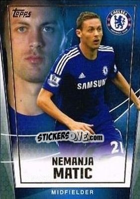Sticker Nemanja Matic - Premier Club 2014-2015 n. 25 - Topps