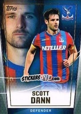 Sticker Scott Dann - Premier Club 2014-2015 n. 31 - Topps