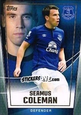 Sticker Seamus Coleman - Premier Club 2014-2015 n. 36 - Topps