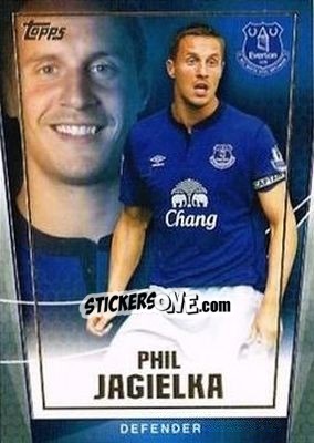 Sticker Phil Jagielka - Premier Club 2014-2015 n. 37 - Topps