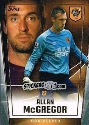 Sticker Allan Mcgregor - Premier Club 2014-2015 n. 43 - Topps