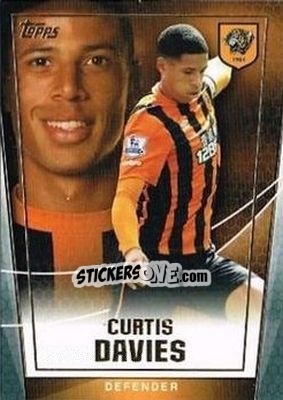 Sticker Curtis Davies - Premier Club 2014-2015 n. 44 - Topps