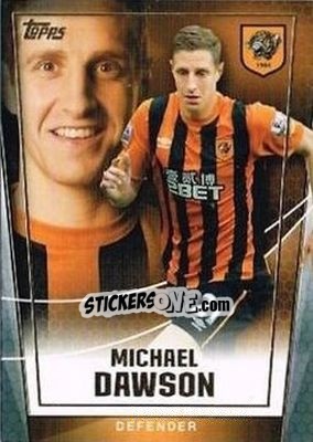 Sticker Michael Dawson - Premier Club 2014-2015 n. 45 - Topps