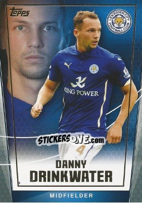 Sticker Danny Drinkwater - Premier Club 2014-2015 n. 53 - Topps