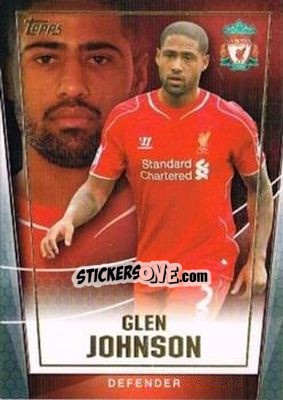 Sticker Glen Johnson - Premier Club 2014-2015 n. 57 - Topps