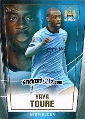 Sticker Yaya Toure - Premier Club 2014-2015 n. 69 - Topps