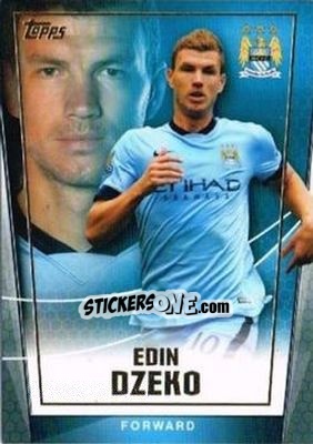 Sticker Edin Dzeko - Premier Club 2014-2015 n. 70 - Topps