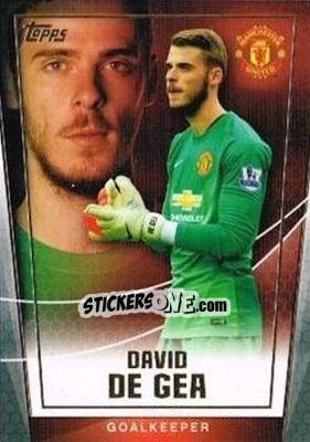 Sticker David de Gea - Premier Club 2014-2015 n. 71 - Topps
