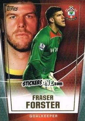 Sticker Fraser Forster - Premier Club 2014-2015 n. 92 - Topps