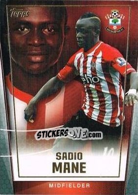 Sticker Sadio Mane - Premier Club 2014-2015 n. 96 - Topps