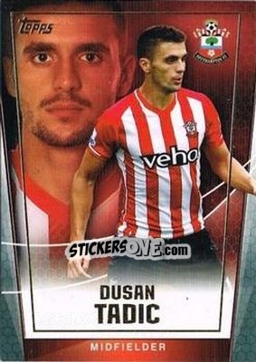 Sticker Dusan Tadic - Premier Club 2014-2015 - Topps