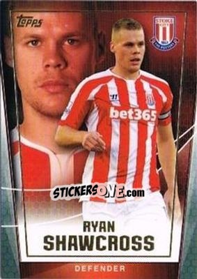 Sticker Ryan Shawcross - Premier Club 2014-2015 n. 100 - Topps