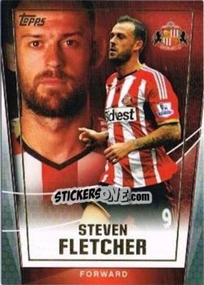 Sticker Steven Fletcher - Premier Club 2014-2015 n. 112 - Topps