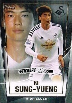 Sticker Ki Sung-Yueng - Premier Club 2014-2015 - Topps
