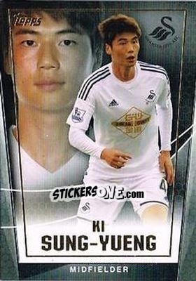 Sticker Ki Sung-Yueng - Premier Club 2014-2015 n. 116 - Topps