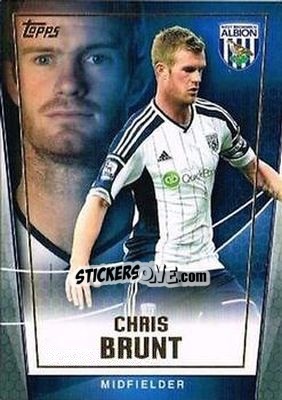 Sticker Chris Brunt - Premier Club 2014-2015 - Topps