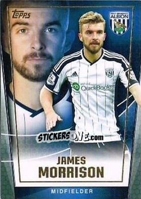 Sticker James Morrison - Premier Club 2014-2015 n. 132 - Topps