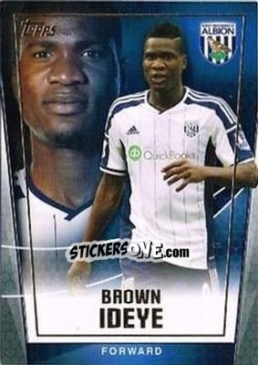 Sticker Brown Ideye - Premier Club 2014-2015 n. 133 - Topps