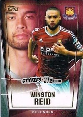 Sticker Winston Reid - Premier Club 2014-2015 n. 135 - Topps
