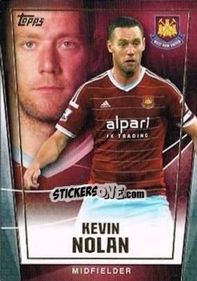 Sticker Kevin Nolan - Premier Club 2014-2015 n. 139 - Topps